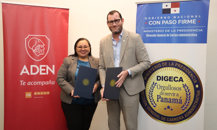 foto de portada de la publicación DIGECA Y ADEN University renuevan convenio de cooperación en beneficio de los servidores públicos.
