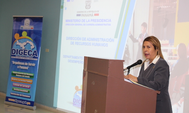 Charla sobre el Reglamento Técnico de Evaluación del Desempeño y Rendimiento del Sector Público